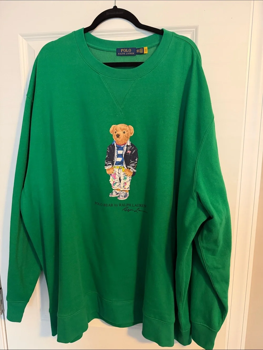 Polo by Ralph Lauren Green Polo Bear Crewneck Sweatshirt